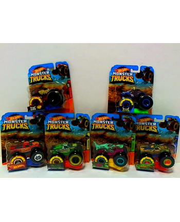 HW Monster Trucks Pojazd 1:64 FYJ44 p8 MATTEL mix