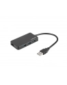 natec Koncentrator USB 4 porty Moth USB 3.0 czarny - nr 8
