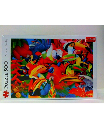 Puzzle 500el Kolorowe ptaki 37328 Trefl