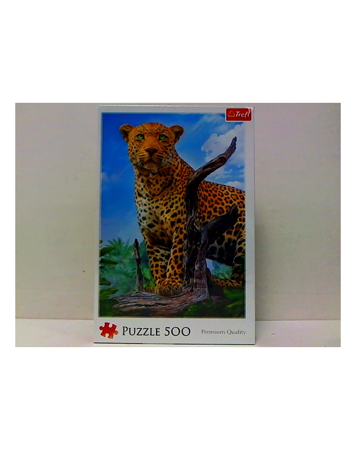 Puzzle 500el Dziki lampart 37332 Trefl główny