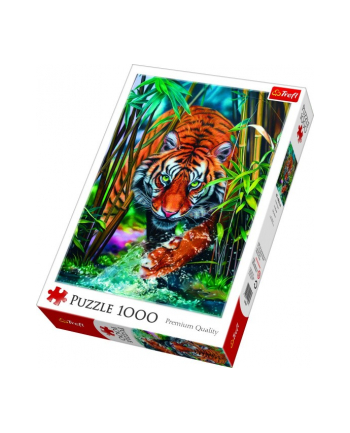 Puzzle 1000el Drapieżny tygrys 10528 Trefl