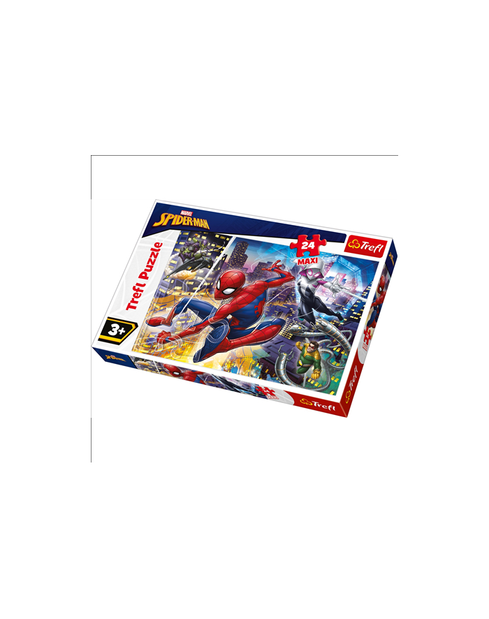 Puzzle 24-Maxi Nieustraszony Spider- Man 142869TREFL główny