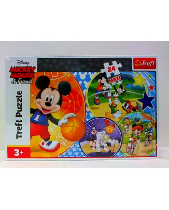 Puzzle 24-Maxi Disney Czas na sport 14291 TREFL nr 2