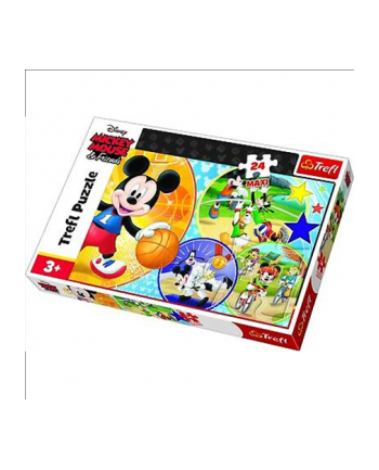 Puzzle 24-Maxi Disney Czas na sport 14291 TREFL nr 1