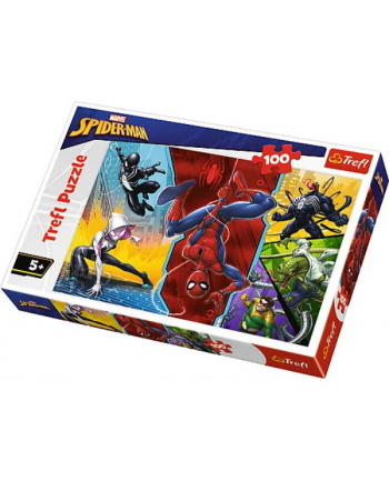 Puzzle 100el Do góry nogami. Spiderman 16347 Trefl