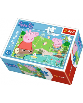 Puzzle 54el Mini Peppa pig Wesoły dzień Świnki Peppy 54169Trefl