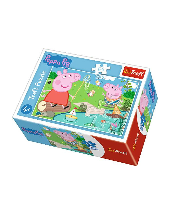 Puzzle 54el Mini Peppa pig Wesoły dzień Świnki Peppy 54169Trefl główny