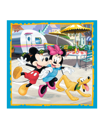 Puzzle 3w1 Myszka Miki z przyjaciółmi 34846 Trefl