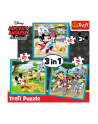 Puzzle 3w1 Myszka Miki z przyjaciółmi 34846 Trefl - nr 5