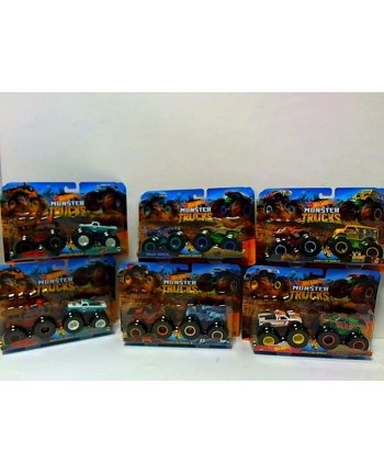 HW Monster Trucks Pojazd 1:64 2-pak FYJ64 p8 MATTEL mix