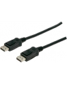 assmann Kabel połączeniowy DisplayPort z zatrzaskami 1080p 60Hz FHD Typ DP/DP M/M czarny 1m - nr 9
