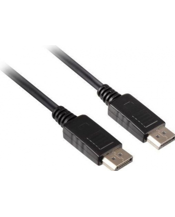 assmann Kabel połączeniowy DisplayPort z zatrzaskami 1080p 60Hz FHD Typ DP/DP M/M czarny 2m