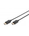 assmann Kabel połączeniowy DisplayPort z zatrzaskami 1080p 60Hz FHD Typ DP/DP M/M czarny 3m - nr 21