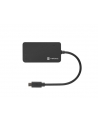 natec Koncentrator USB 4 porty Silkworm USB 3.0 czarny USB-C - nr 19