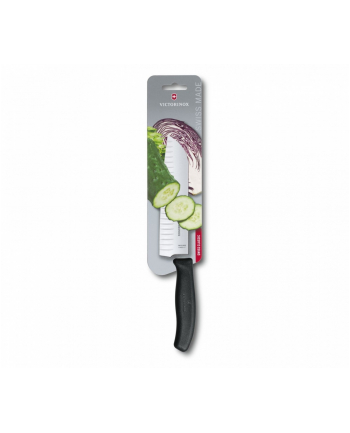 victorinox Nóż Santoku z szerokim ostrzem, 17 cm, czarny 6.8523.17B