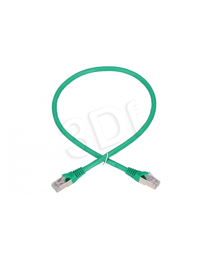 extralink Kabel sieciowy LAN Patchcord CAT.6 FTP 0,5m 1GBIT foliowana skręcona para, miedziany główny