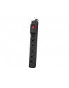 armac Listwa przeciwprzepięciowa Multi M6 10m czarna (6 gniazd) - nr 6