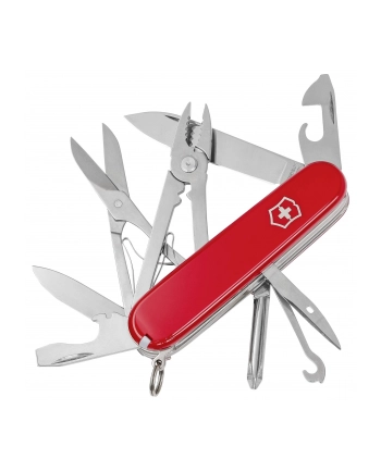 victorinox Scyzoryk DeluxeTinker, czerwony, Celidor, 91mm 1.4723 nr 1