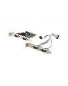 lanberg Karta PCI Express - COM 9Pin x4 + Śledzie Low Profile - nr 8