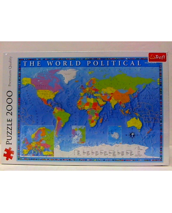 Puzzle 2000el Polityczna mapa świata 27099 Trefl