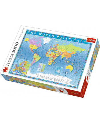 Puzzle 2000el Polityczna mapa świata 27099 Trefl