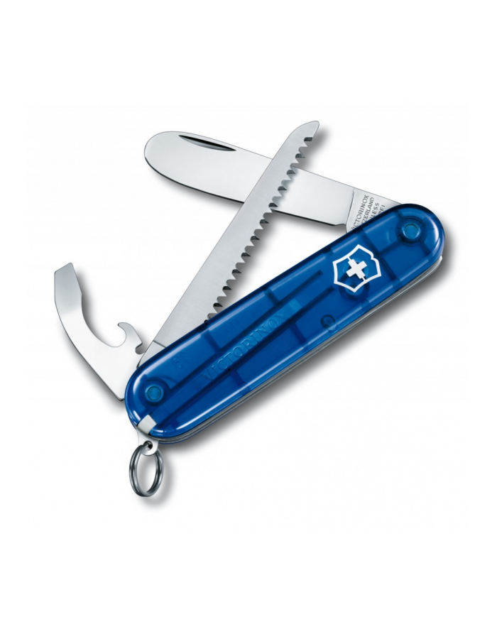 victorinox Scyzoryk Mój pierwszy, transparentny niebieski, Celidor, 84mm  0.2373.T2 główny