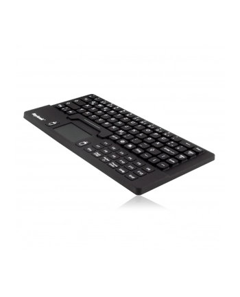 raidsonic IcyBox KeySonic mini klawiatura wodoodporna, touchpad, przemysłowa IP68, Czarna