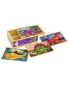 melissa & doug MELISSA Puzzle drewniane Dinozaury 4wz 13791 - nr 1