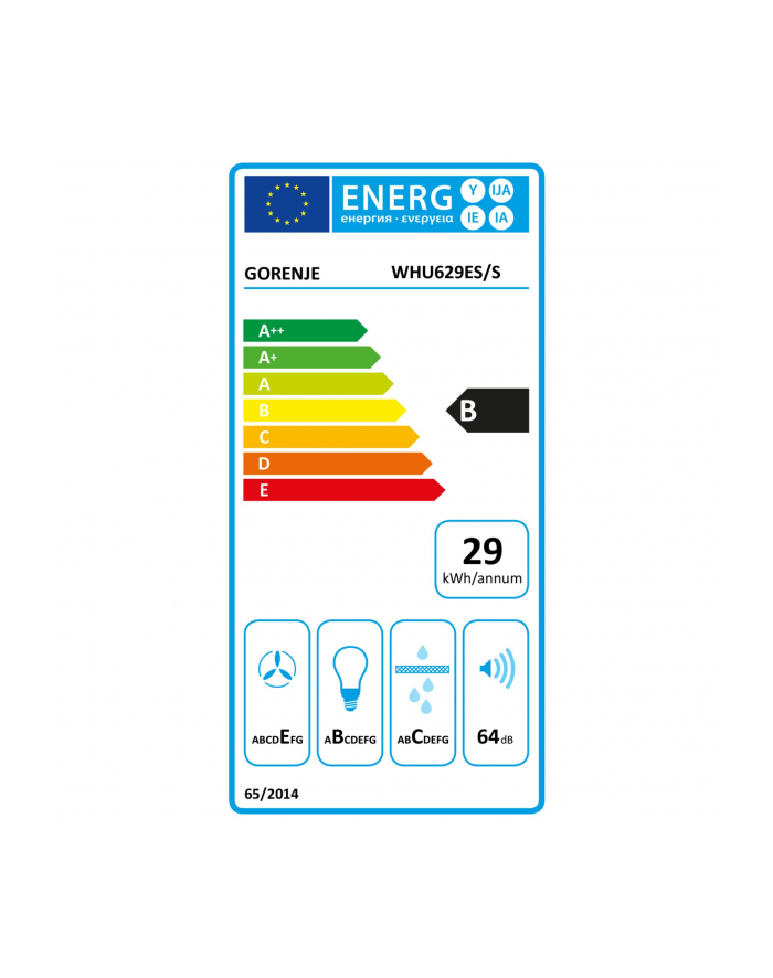 gorenje Okap WHU629ES/S główny