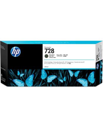 hp inc. Tusz nr 728 300ml czarny matowy F9J68A