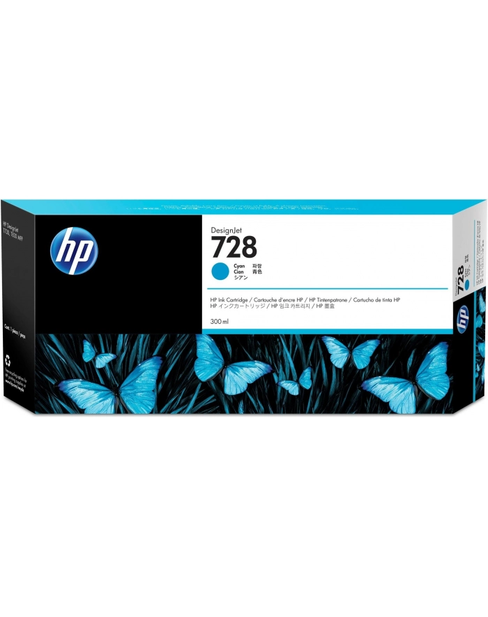 hp inc. Tusz nr 728 300ml Cyan F9K17A główny