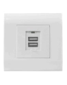 intellinet network solutions Intellinet gniazdo podtynkowe 2x USB-A 5V/2.1A białe - nr 7