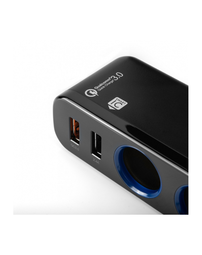 MODECOM MC-CG2U2Q Royal Zasilacz USB do samochodu z gniazdem główny