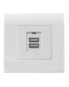intellinet network solutions Intellinet gniazdo podtynkowe 2x USB-A 5V/2.1A białe - nr 4