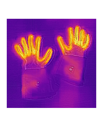SUNEN Glovii - Ogrzewane termoaktywne rękawiczki uniwersalne, L-XL, jasnoszare