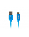 Lanberg Kabel Premium Quck Charge 3.0 ,USB-C(M)->A(M) 1m Niebieski - nr 1