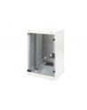 DIGITUS Szafa wisząca 10'' 9U 464x312x300mm, drzwi szklane, szara, zmontowana - nr 38