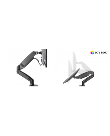raidsonic IcyBox Uchwyt do monitora max 27'' (68 cm) z mocowaniem na biurko nr 1