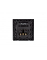 Lanberg gniazdko podtynkowe schuko 230V + 2 USB 2,1A ładowarka, Czarne - nr 11