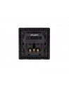 Lanberg gniazdko podtynkowe schuko 230V + 2 USB 2,1A ładowarka, Czarne - nr 2