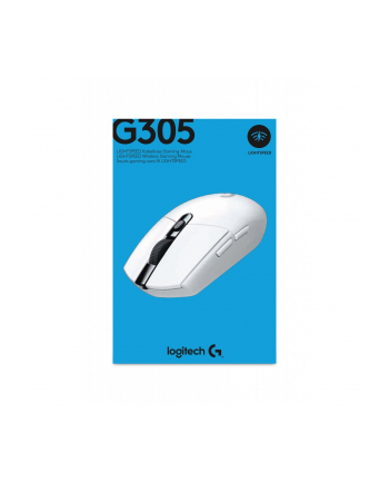 Logitech mysz gamingowa G305 LIGHTSPEED, white