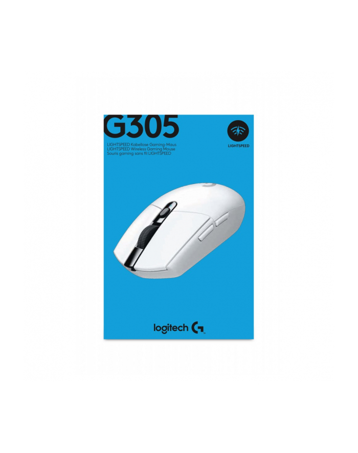 Logitech mysz gamingowa G305 LIGHTSPEED, white główny