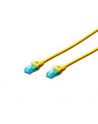 Kabel Digitus patch cord UTP, CAT.5E, żółty, 10m, - nr 2