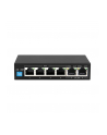 EXTRALINK KRIOS 4-port GbE Unmanaged 802.3AF/AT 150W PoE Switch + 1xRJ45 Up-Link - nr 20