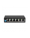 EXTRALINK KRIOS 4-port GbE Unmanaged 802.3AF/AT 150W PoE Switch + 1xRJ45 Up-Link - nr 22