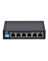 EXTRALINK KRIOS 4-port GbE Unmanaged 802.3AF/AT 150W PoE Switch + 1xRJ45 Up-Link - nr 23