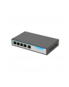 EXTRALINK KRIOS 4-port GbE Unmanaged 802.3AF/AT 150W PoE Switch + 1xRJ45 Up-Link - nr 5