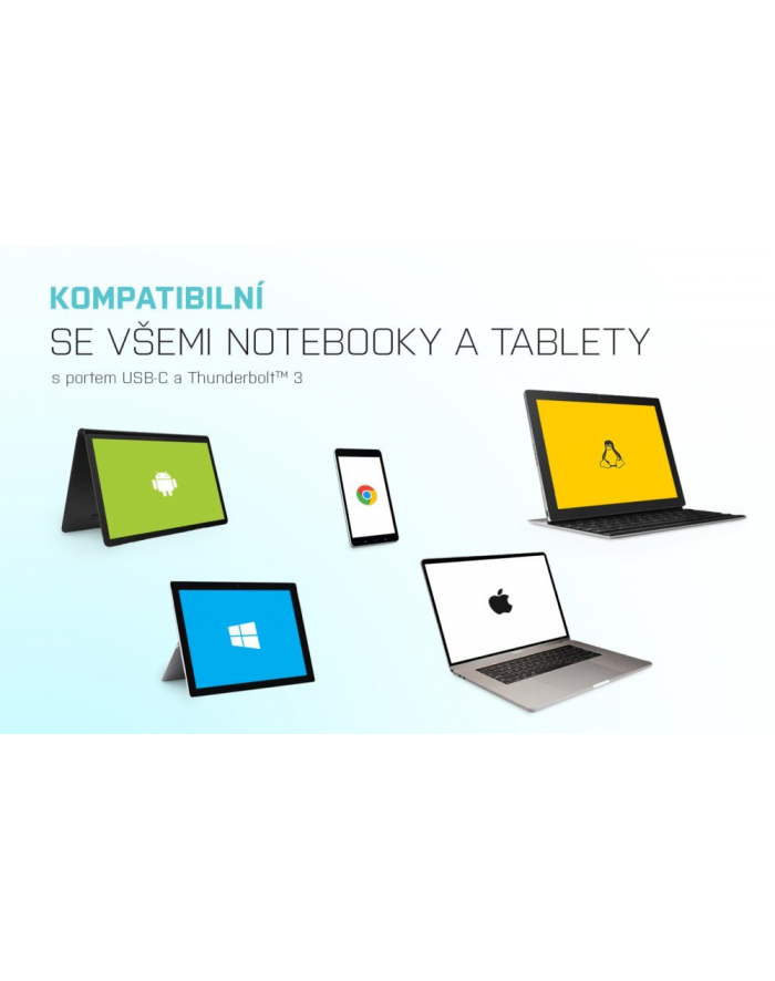 itec i-tec USB-C Display Port Adapter 4K/60 Hz 1x DP 4K Ultra HD kompatybilny z TB3 główny