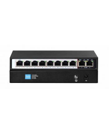 EXTRALINK PERSES 8-port GbE Unmanaged 802.3af/at PoE Switch + 2x SFP Up-Link