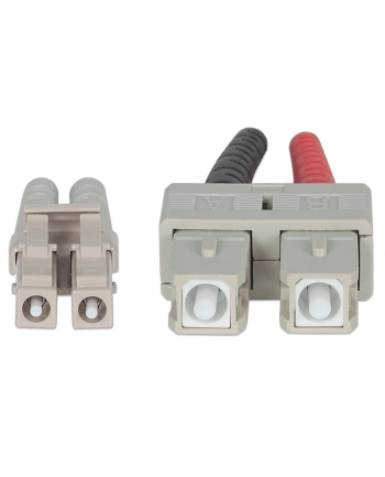 intellinet network solutions Intellinet Światłowód krosowy LC-SC duplex 2m 50/125 OM3 wielomodowy płaszcz 3mm